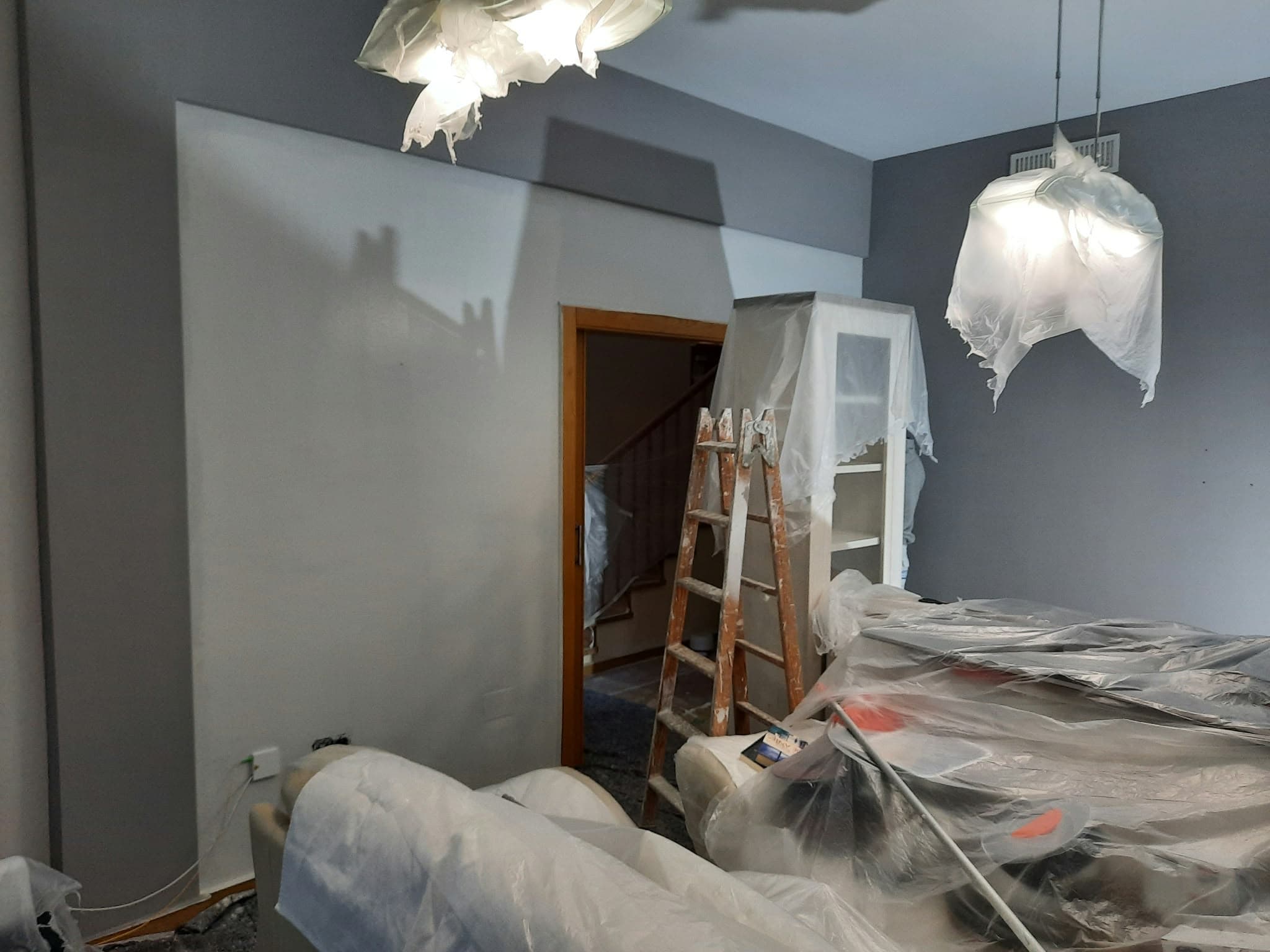 Trabajo de pintura decorativa interior, fotografía 12
