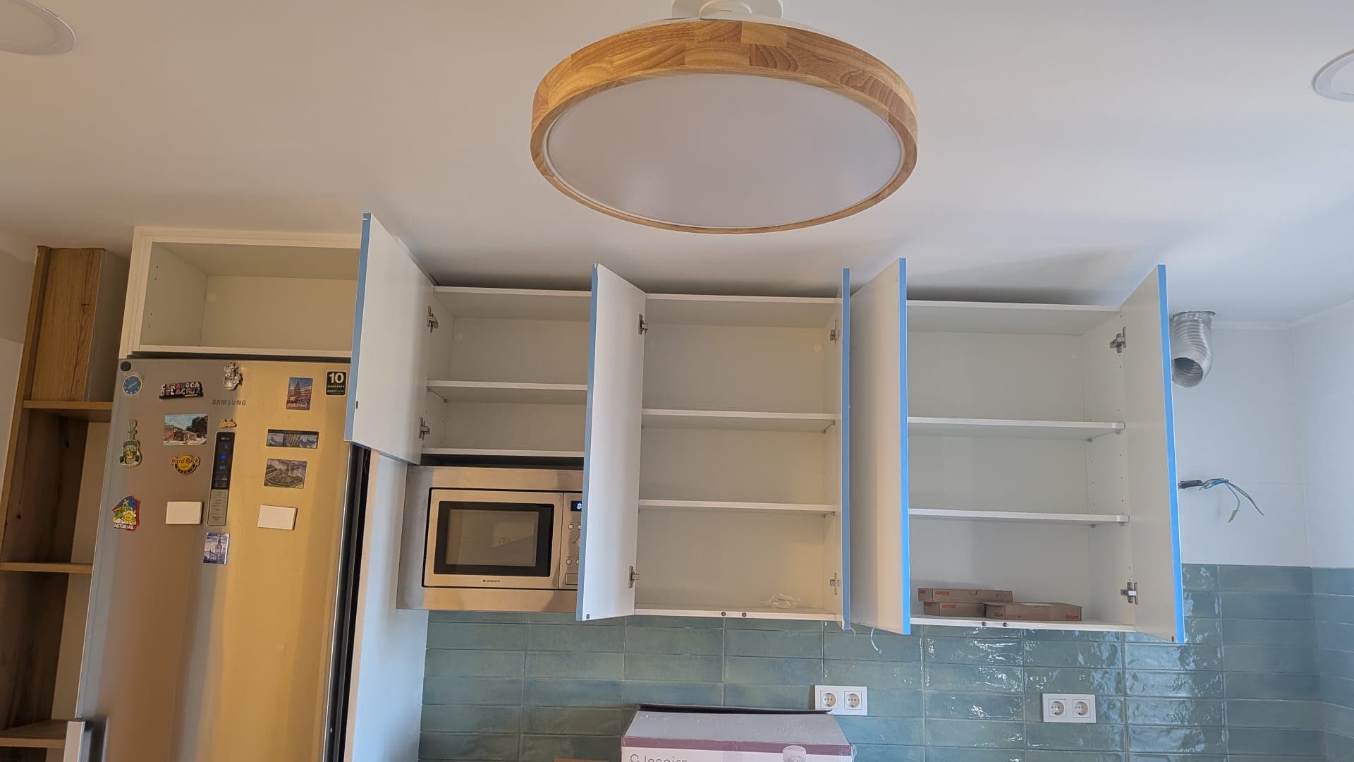 Cocina reformada en el proyecto Plaza Alicante