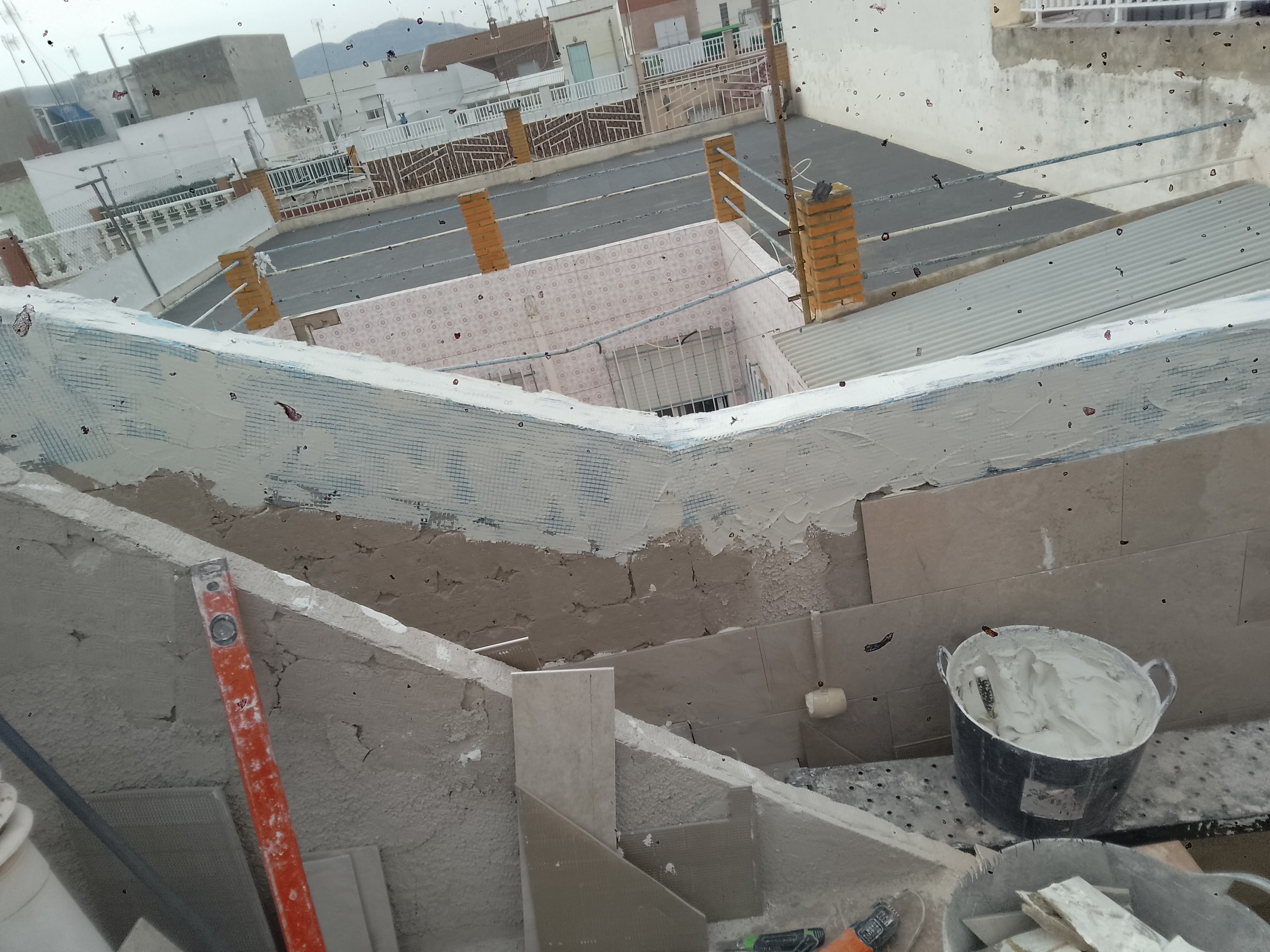 Proceso de reforma de fachada y patio en Cartagena, fotografía 7