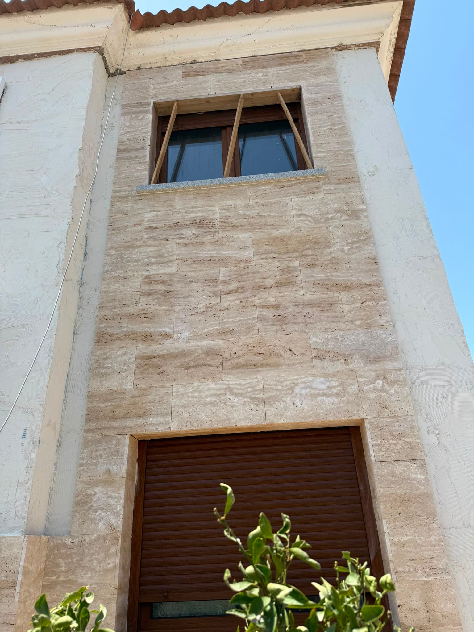 Evolución de la obra de travertino en Los Narejos, fotografía 5