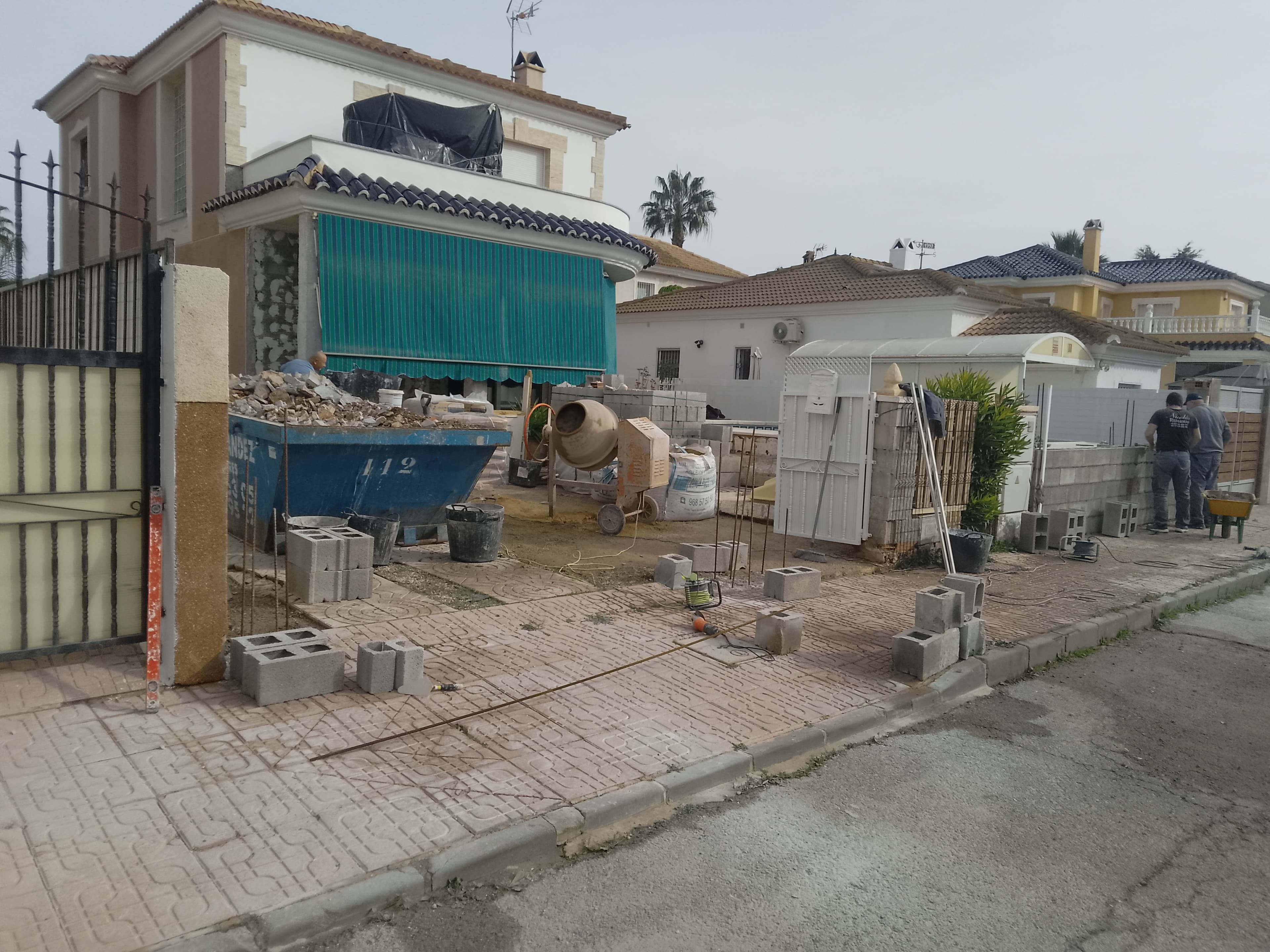 Estado inicial del proyecto de travertino en Los Narejos, fotografía 2